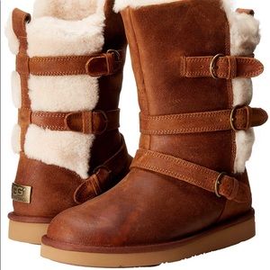 UGG Becket Waterproof Midcalf Boots Sz 8 EUC